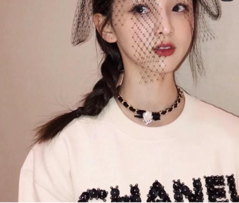 Chanel Necklace Black L