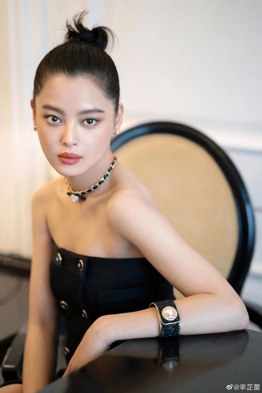 Chanel Necklace Black L