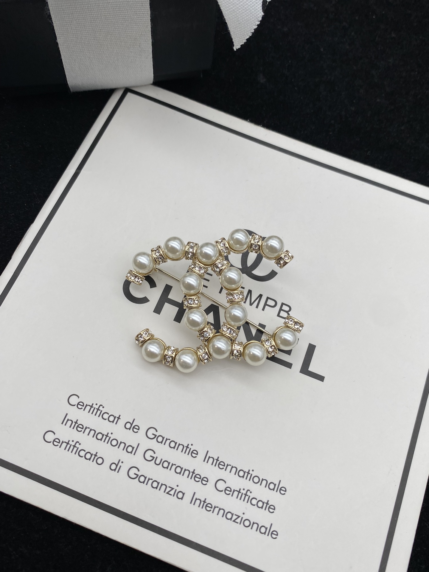 Chanel Earrings Pearl L