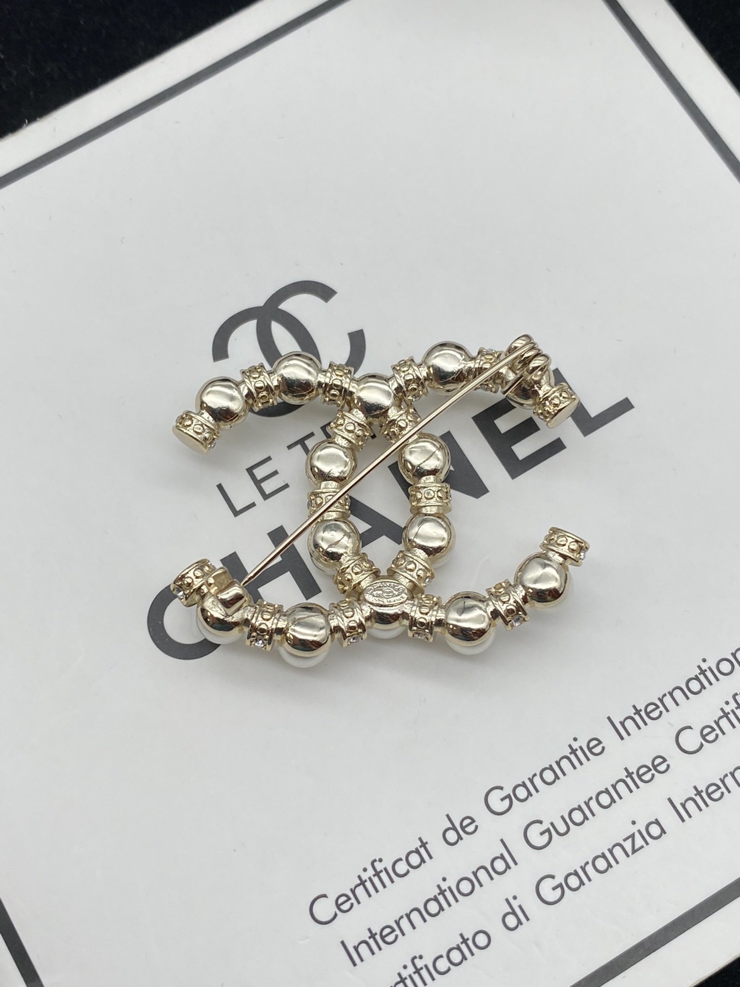 Chanel Earrings Pearl L