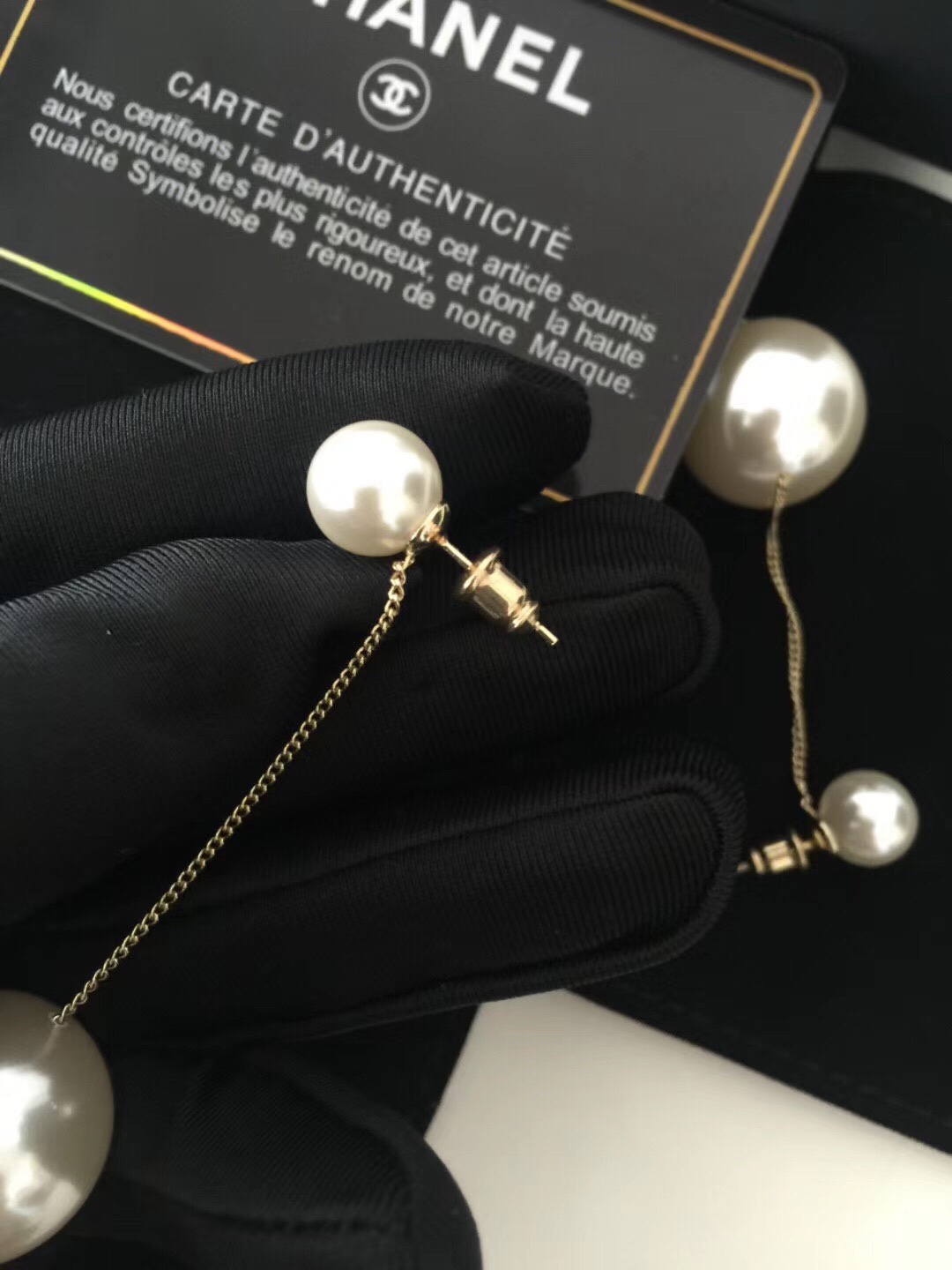 Chanel Earrings Silver L