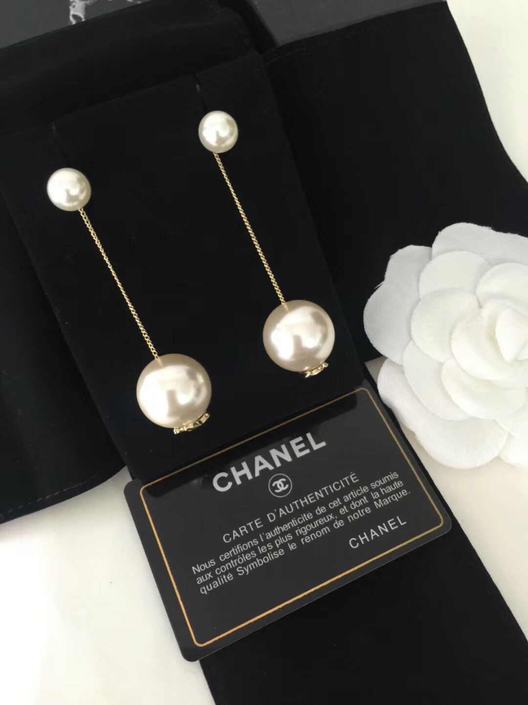 Chanel Earrings Silver L