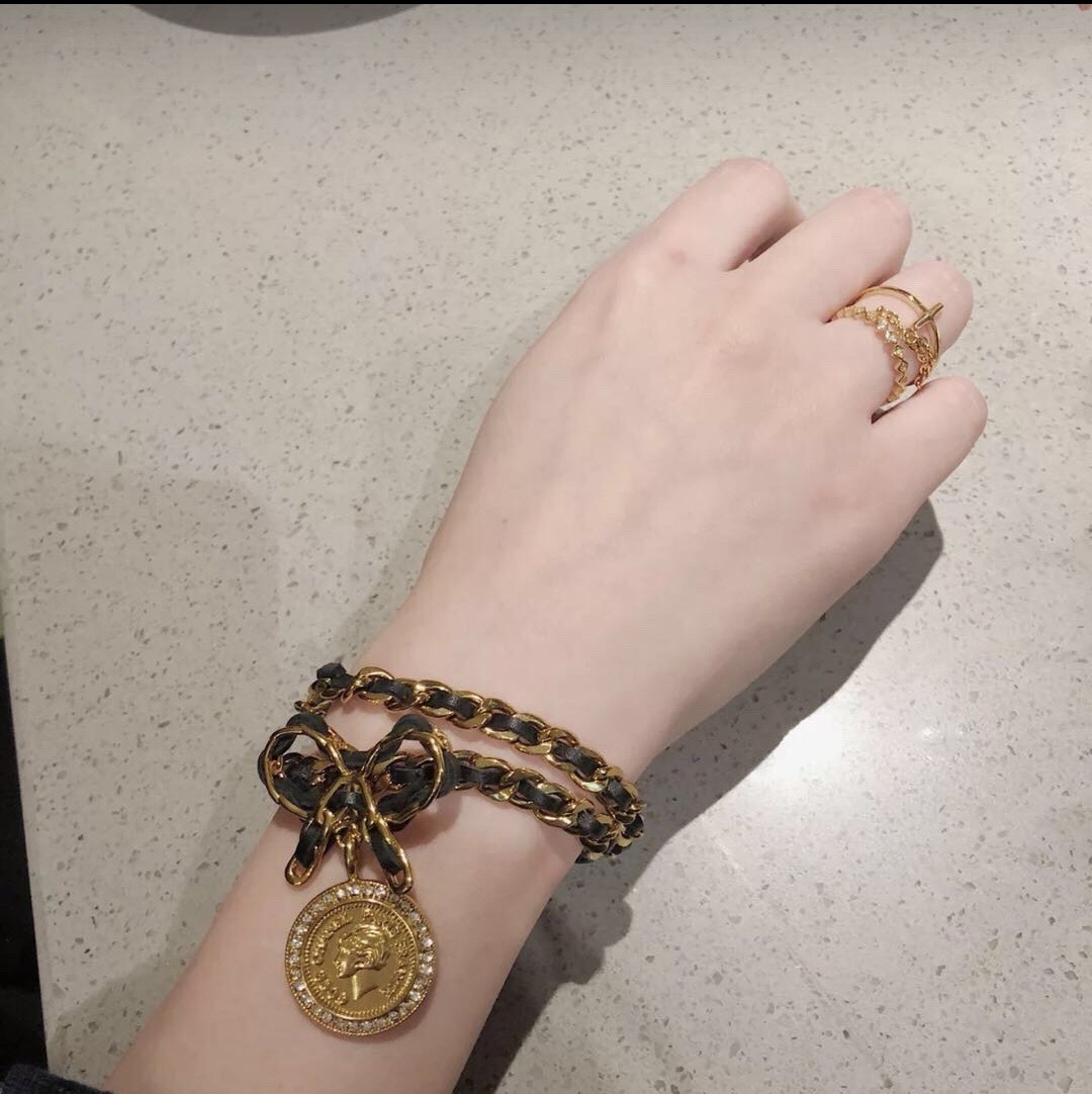 Chanel Necklace Black L