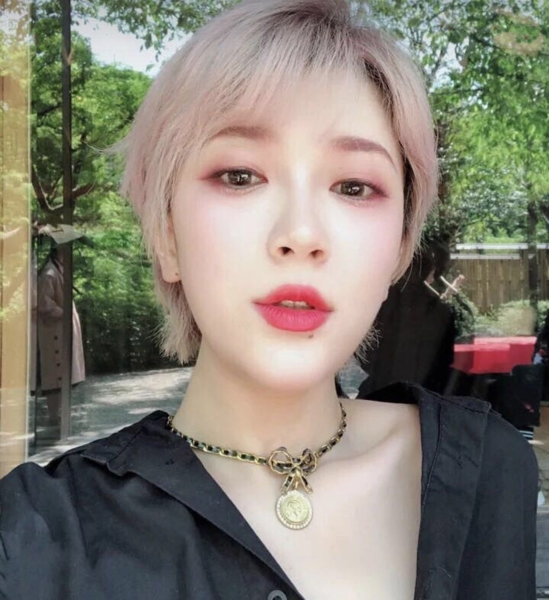 Chanel Necklace Black L