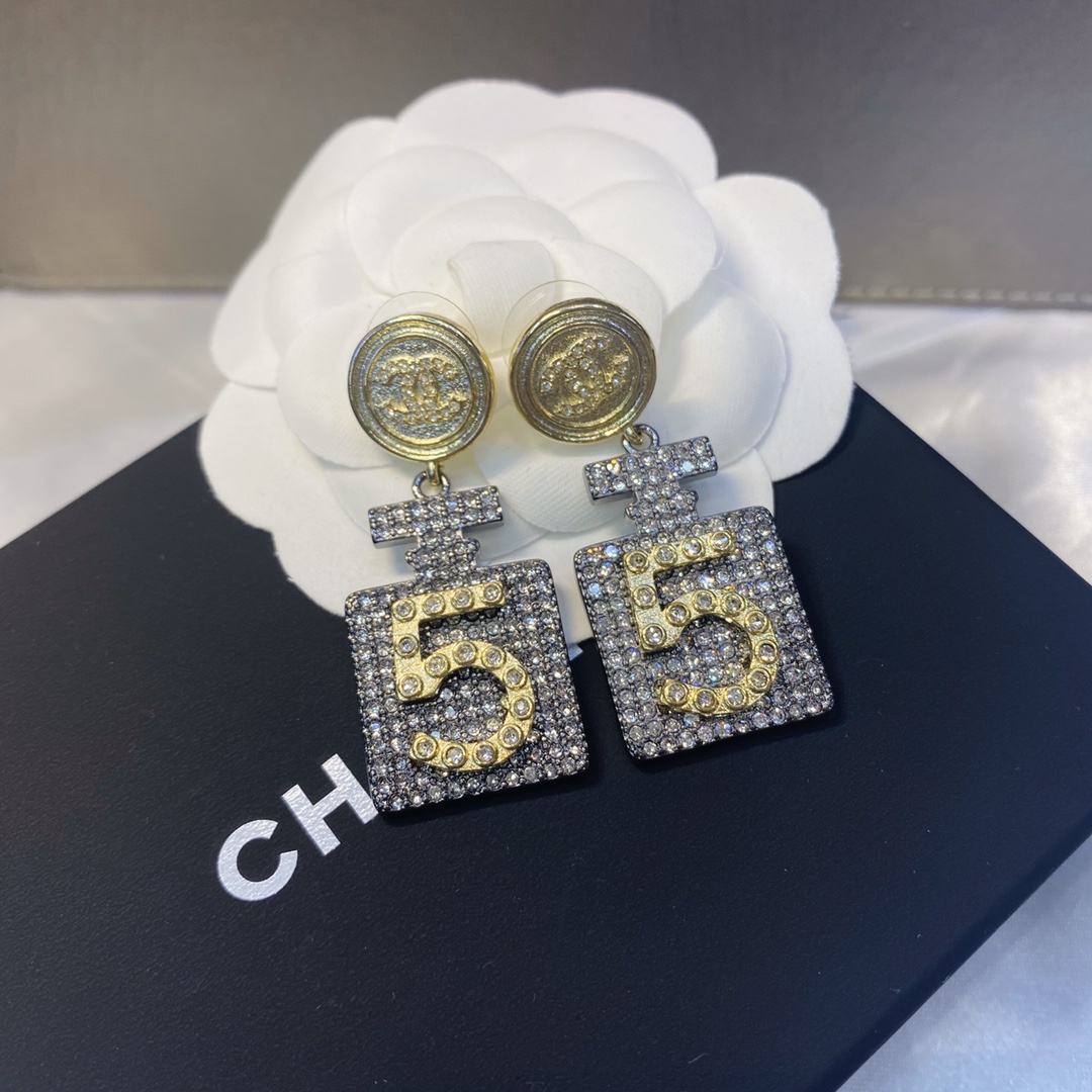 Chanel Earrings Silver