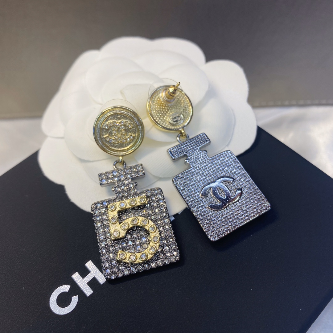 Chanel Earrings Silver