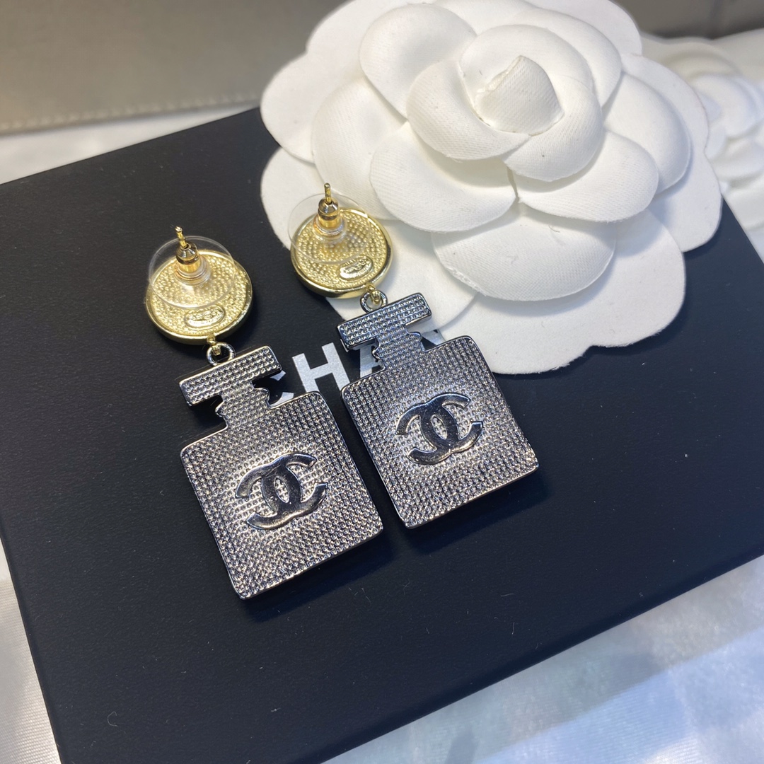 Chanel Earrings Silver