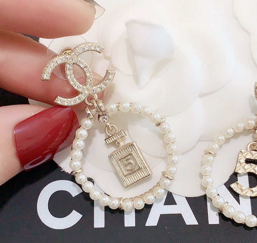 Chanel Earrings Silver