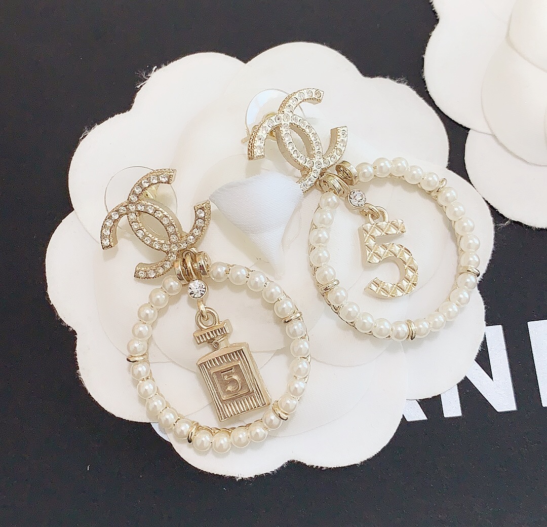 Chanel Earrings Silver