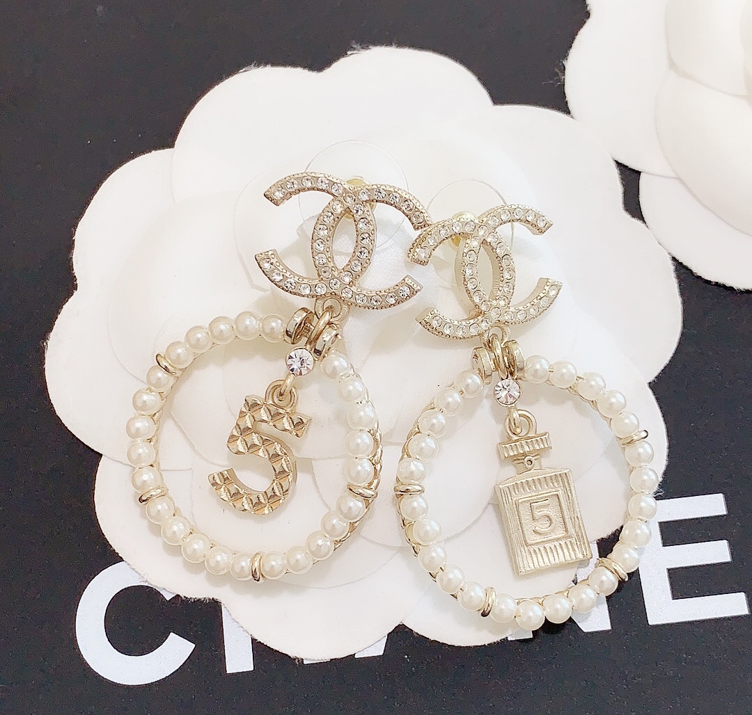 Chanel Earrings Silver