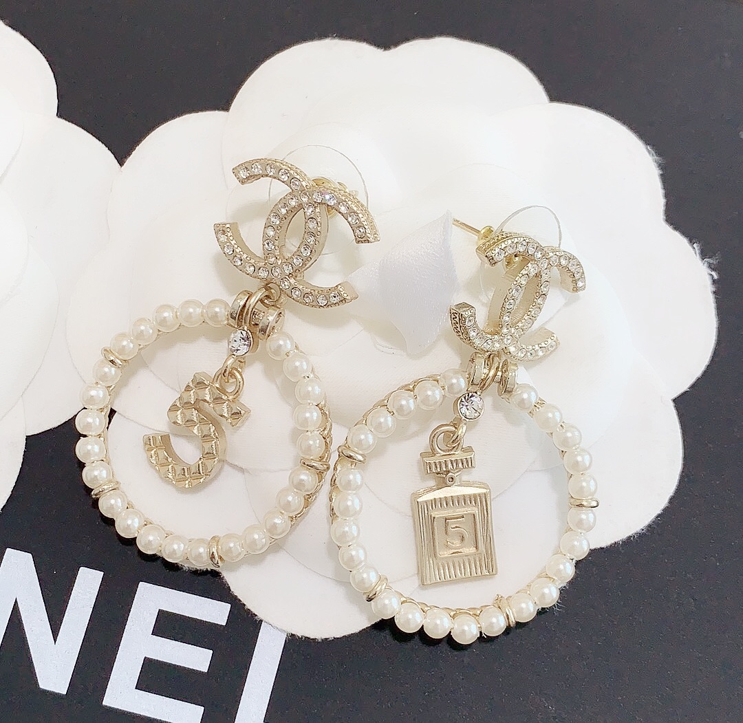 Chanel Earrings Silver