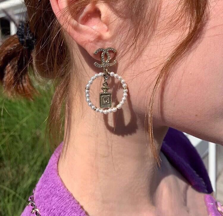 Chanel Earrings Silver