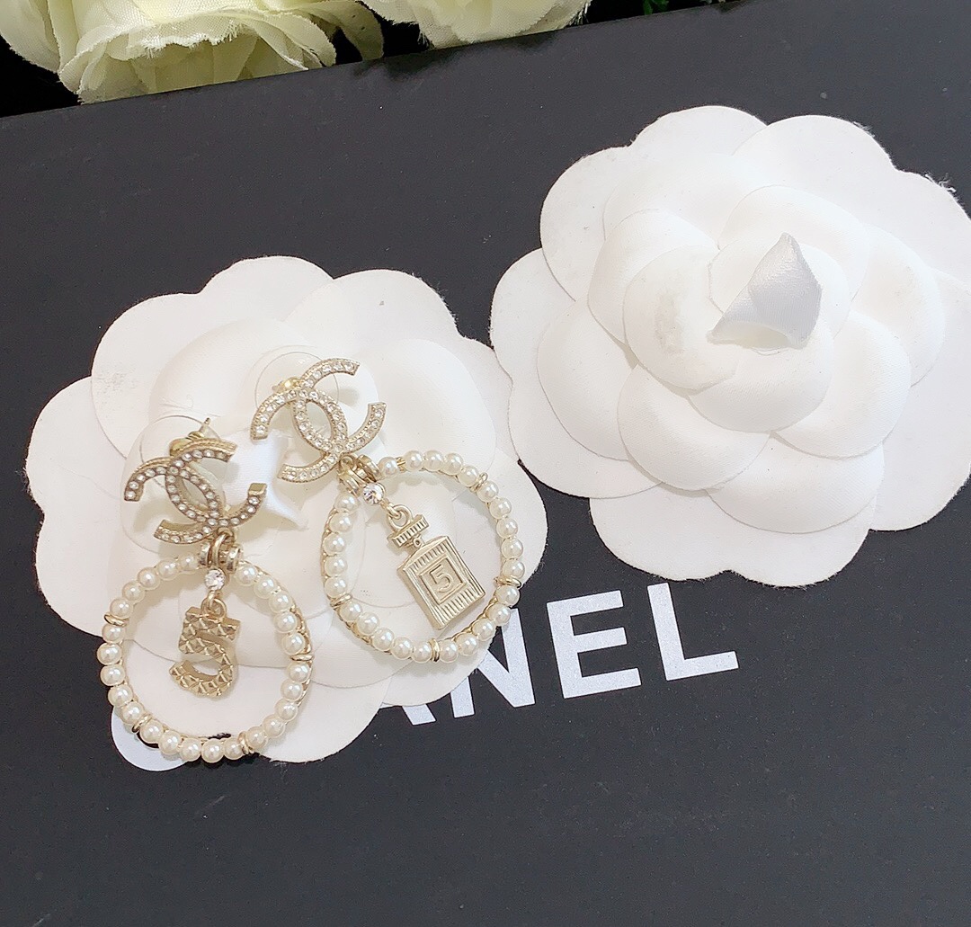 Chanel Earrings Silver