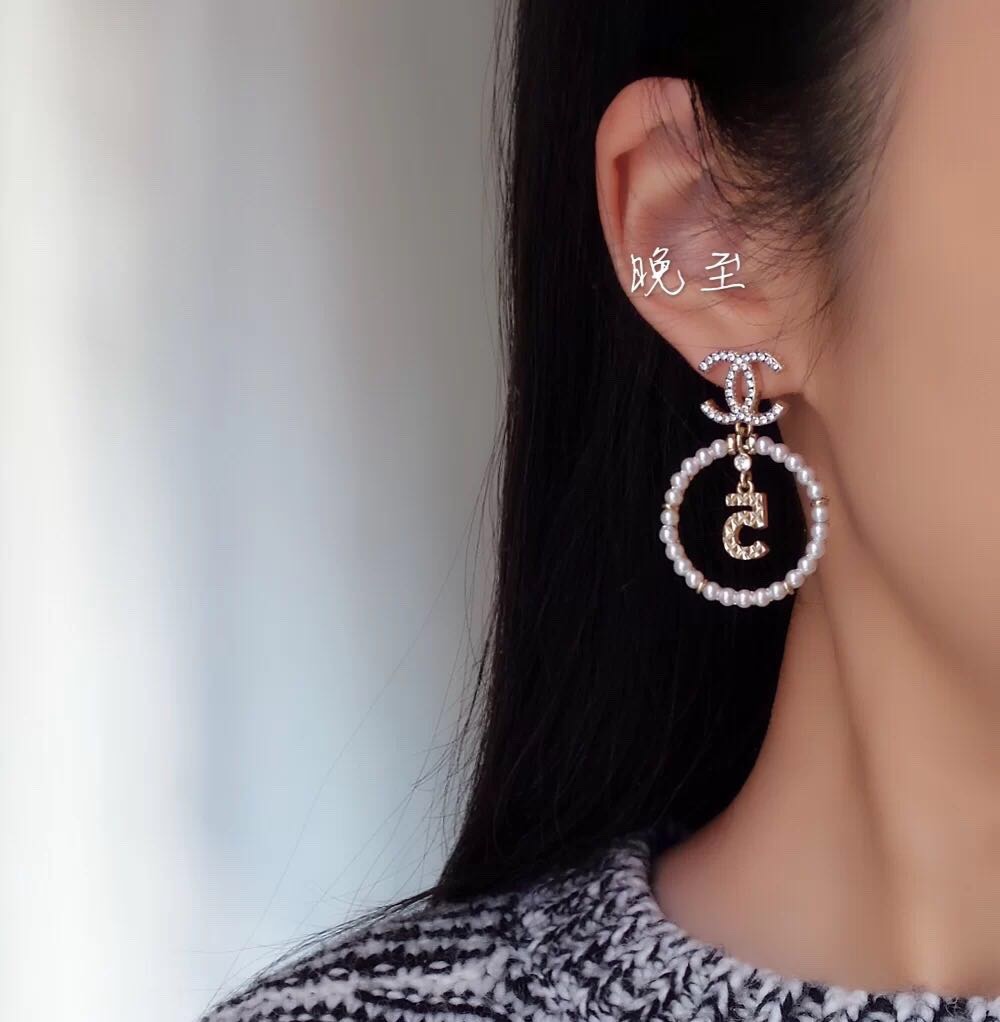 Chanel Earrings Silver