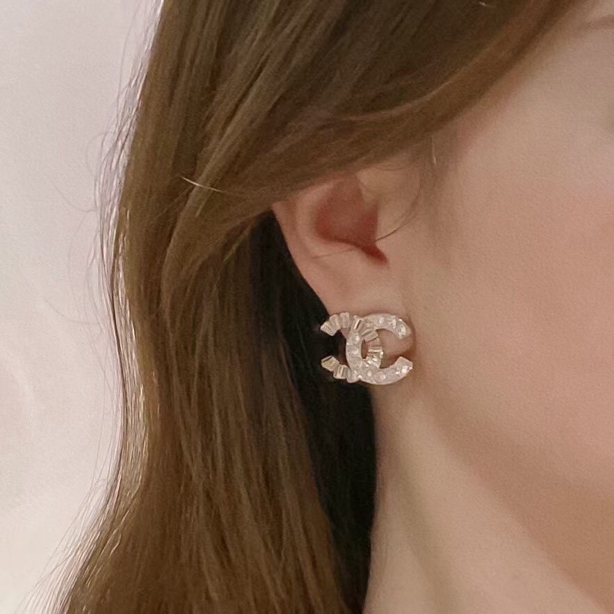 Chanel Earrings Silver