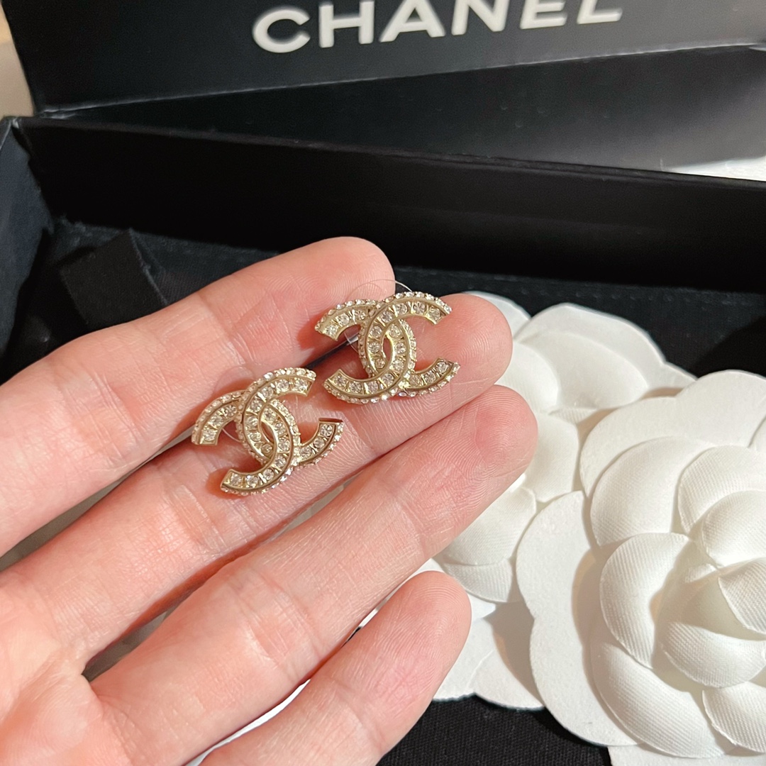 Chanel Earrings Silver