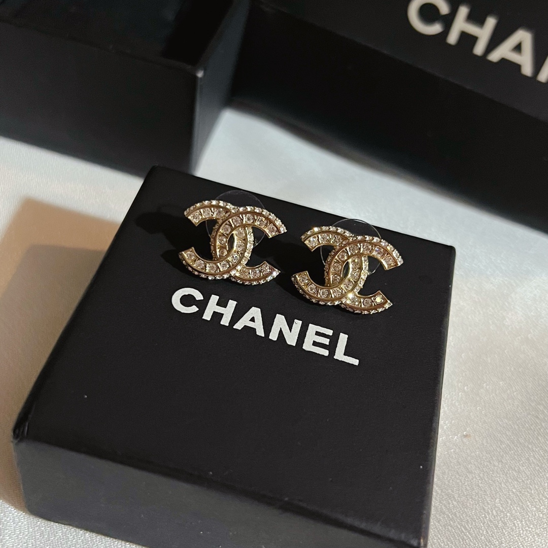 Chanel Earrings Silver