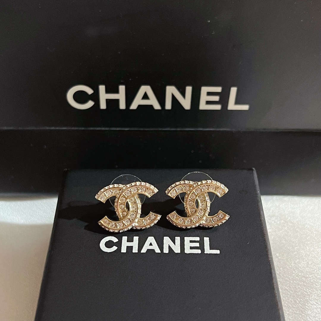 Chanel Earrings Silver