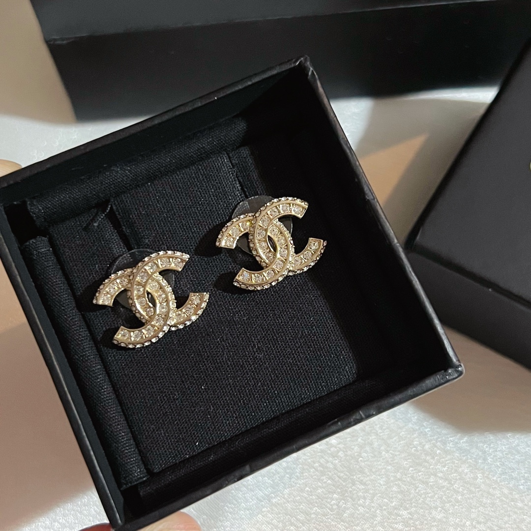 Chanel Earrings Silver
