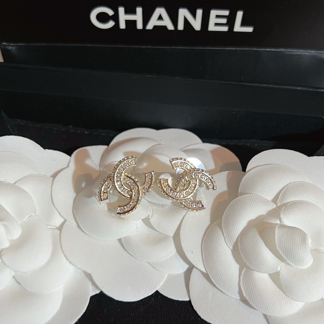Chanel Earrings Silver
