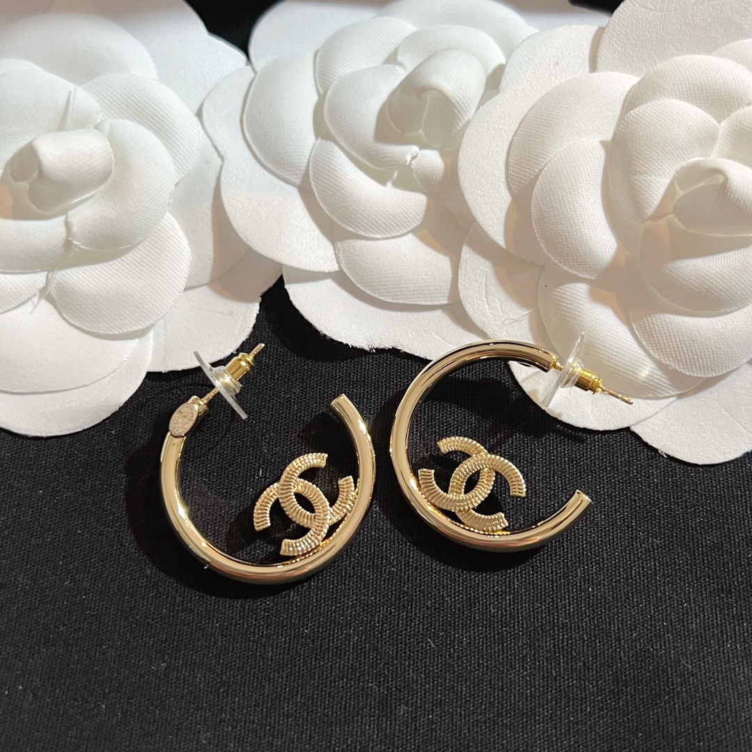 Chanel Earrings Silver