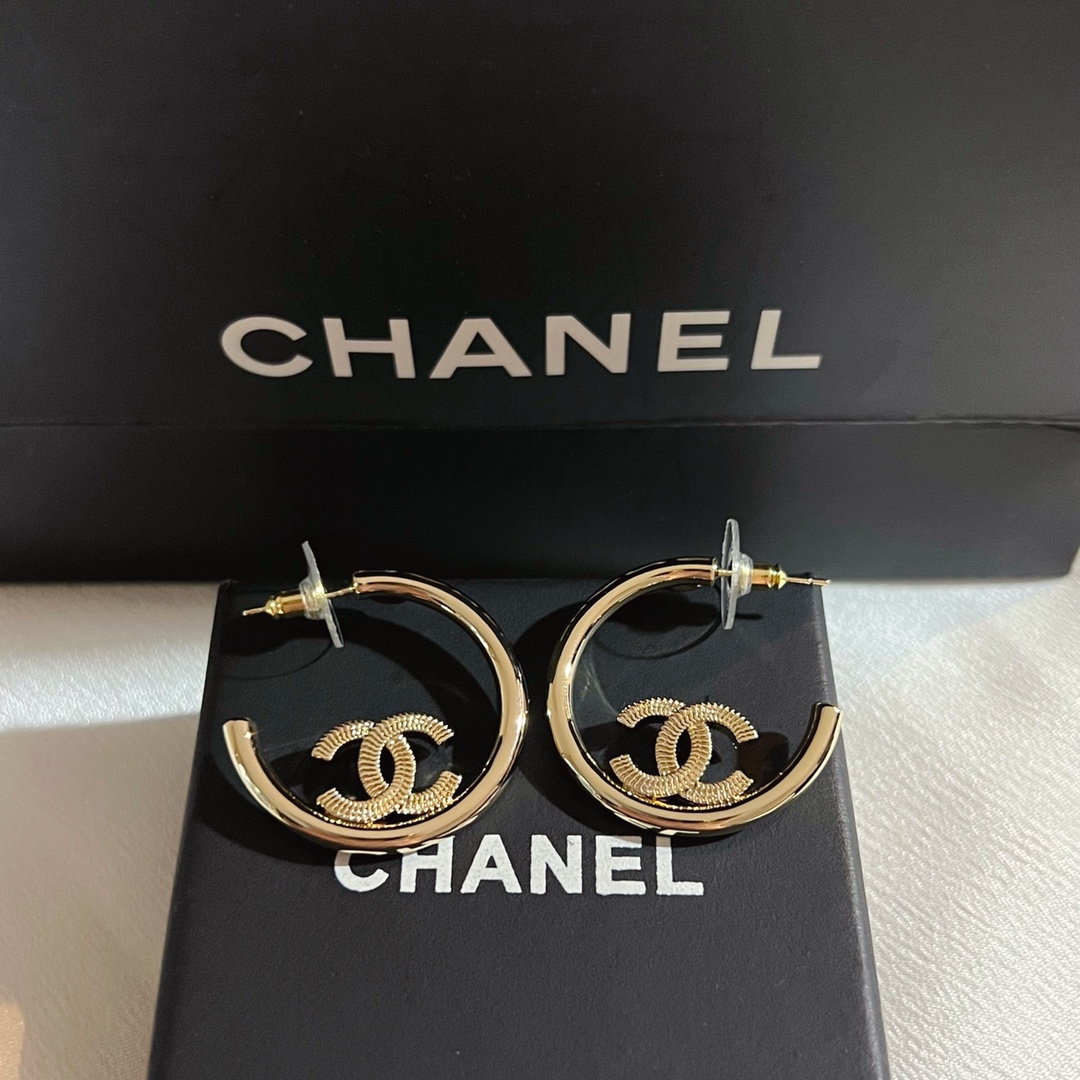 Chanel Earrings Silver
