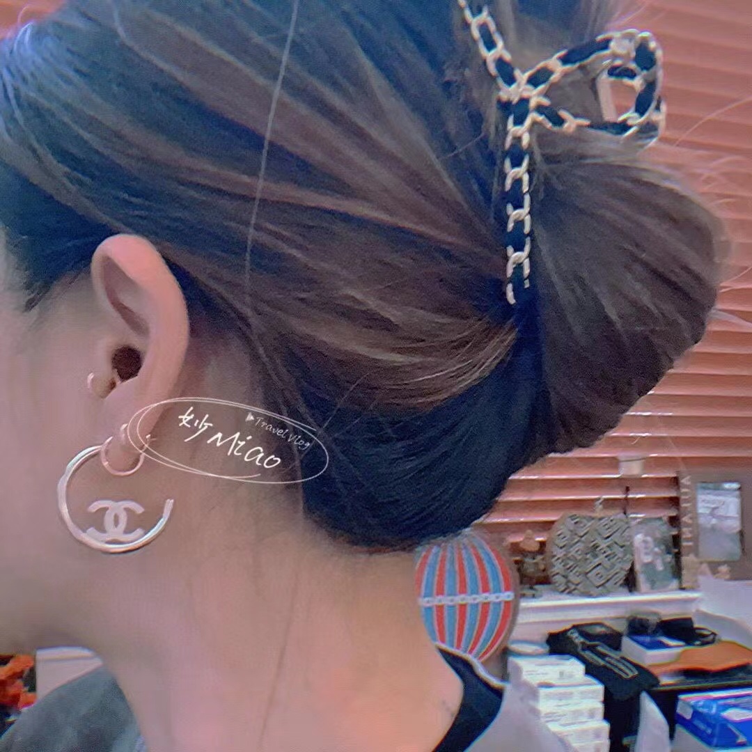 Chanel Earrings Silver