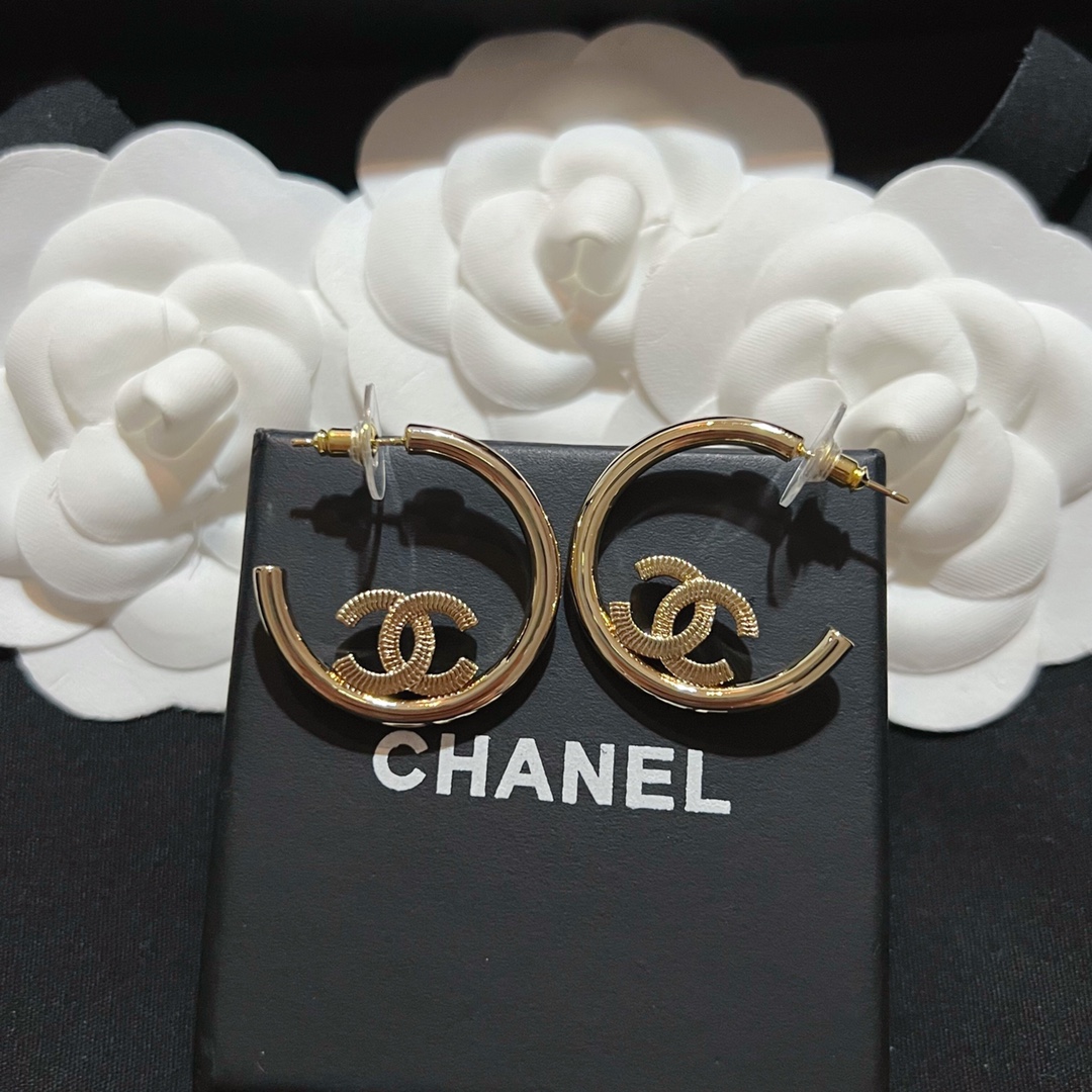 Chanel Earrings Silver