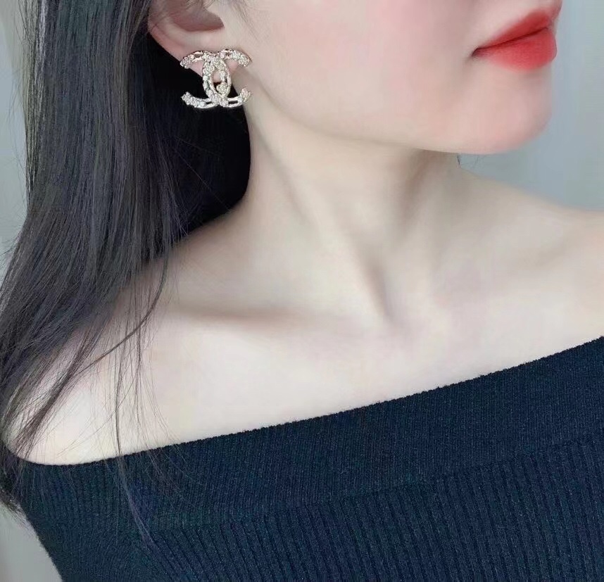 Chanel Earrings Silver