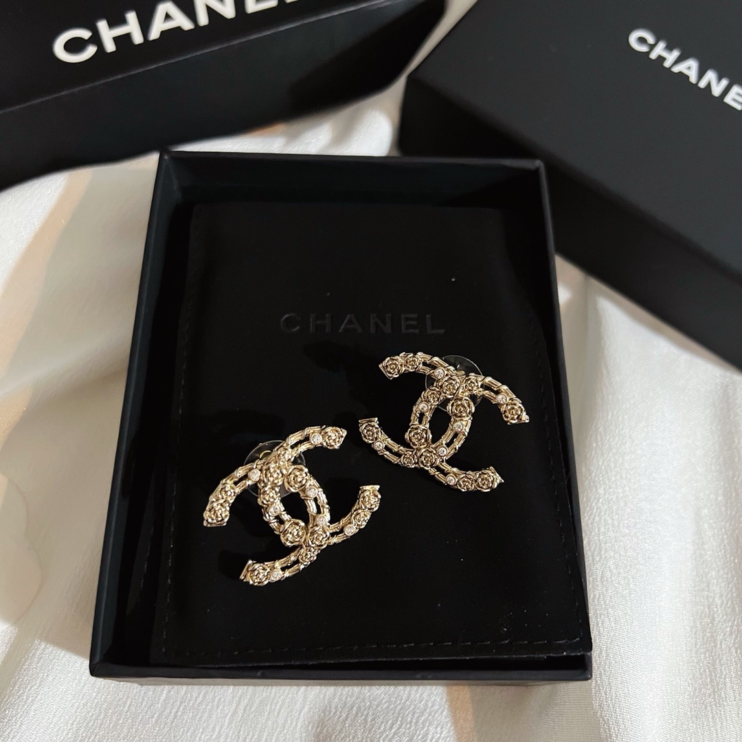 Chanel Earrings Silver