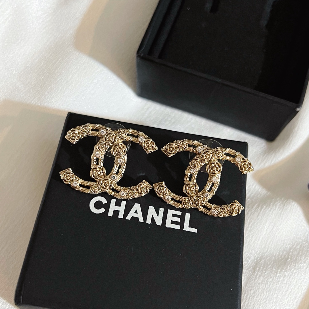 Chanel Earrings Silver