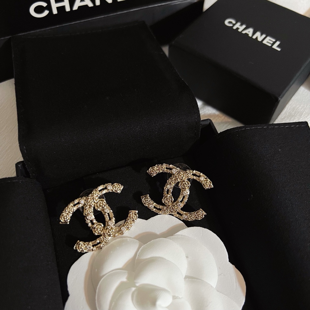 Chanel Earrings Silver