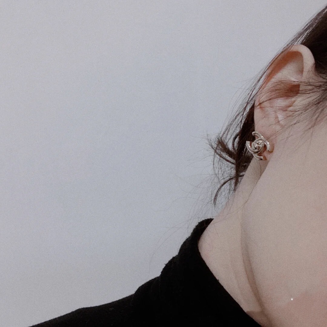 Chanel Earrings Silver