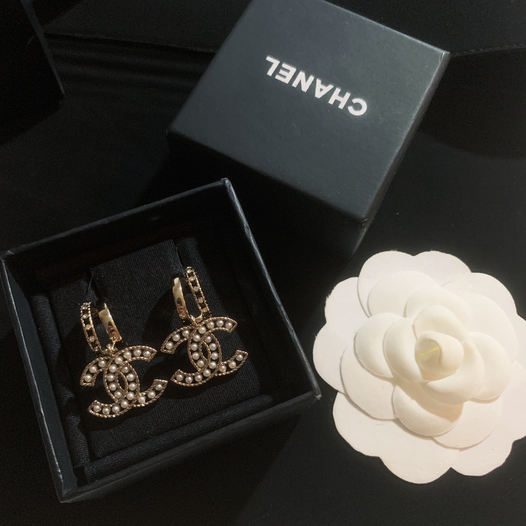 Chanel Earrings Silver