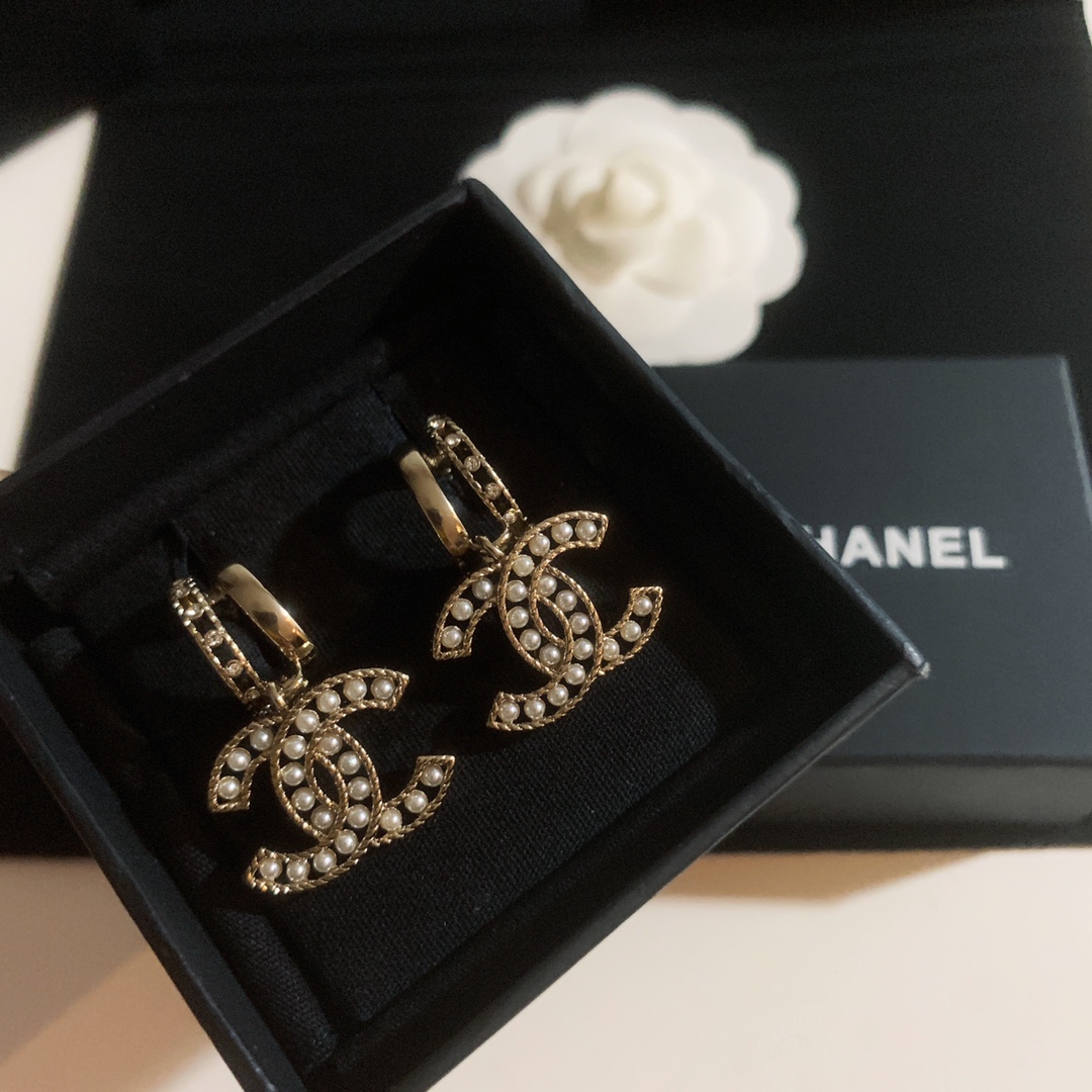 Chanel Earrings Silver