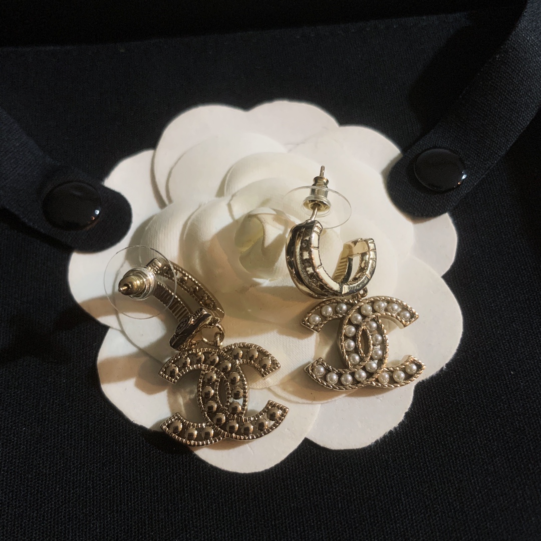 Chanel Earrings Silver