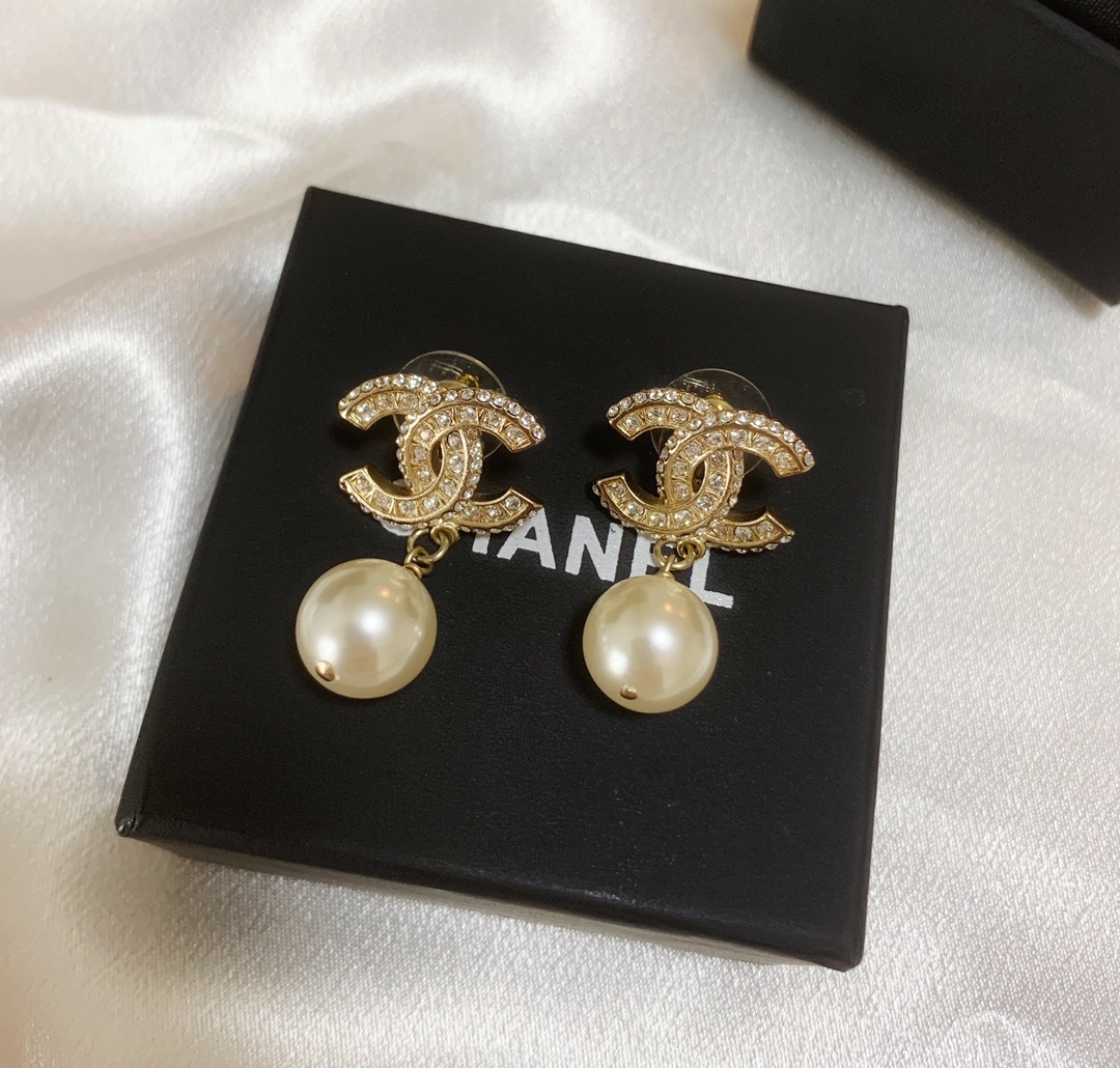 Chanel Earrings Silver