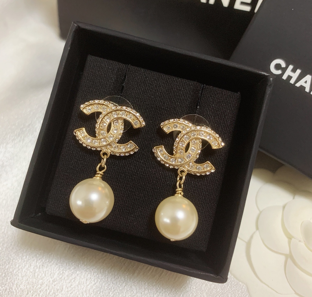Chanel Earrings Silver
