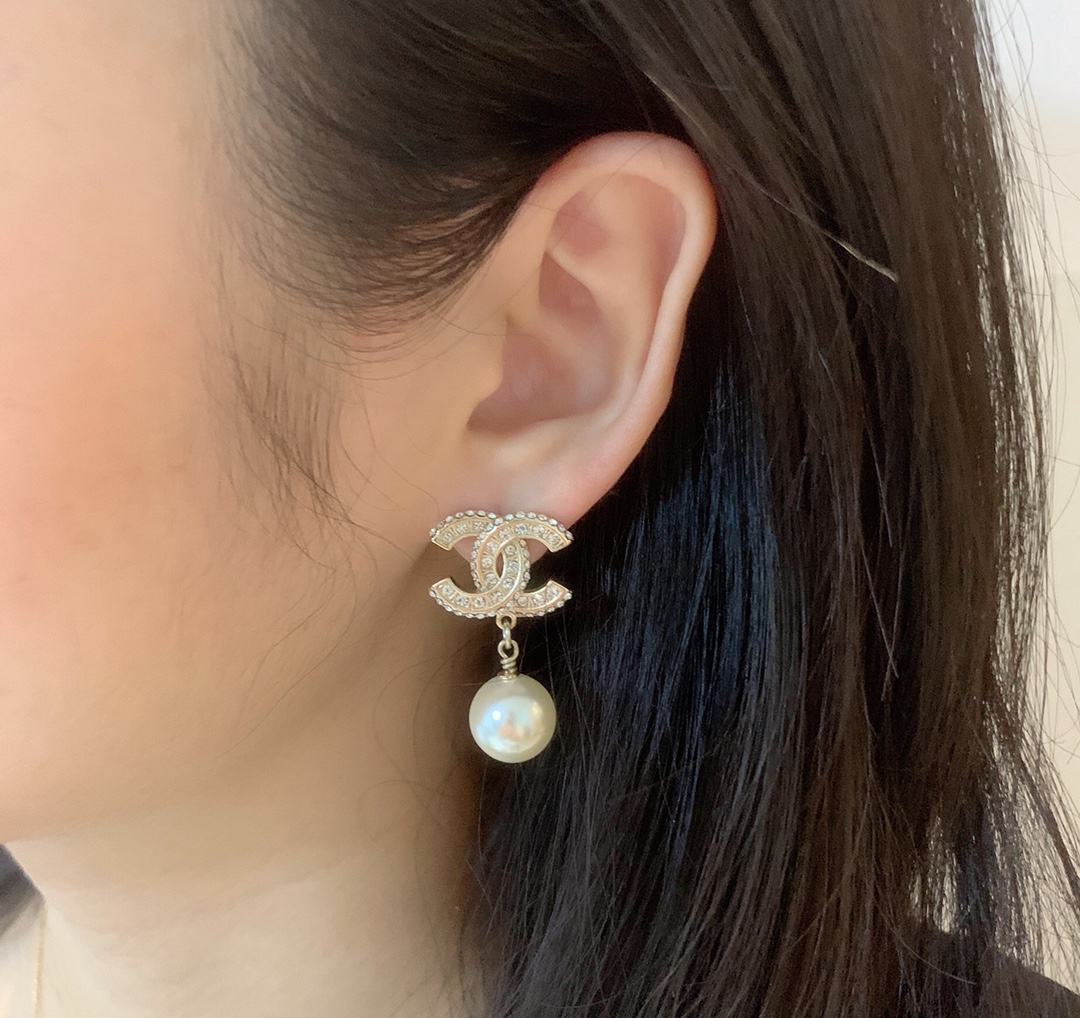 Chanel Earrings Silver