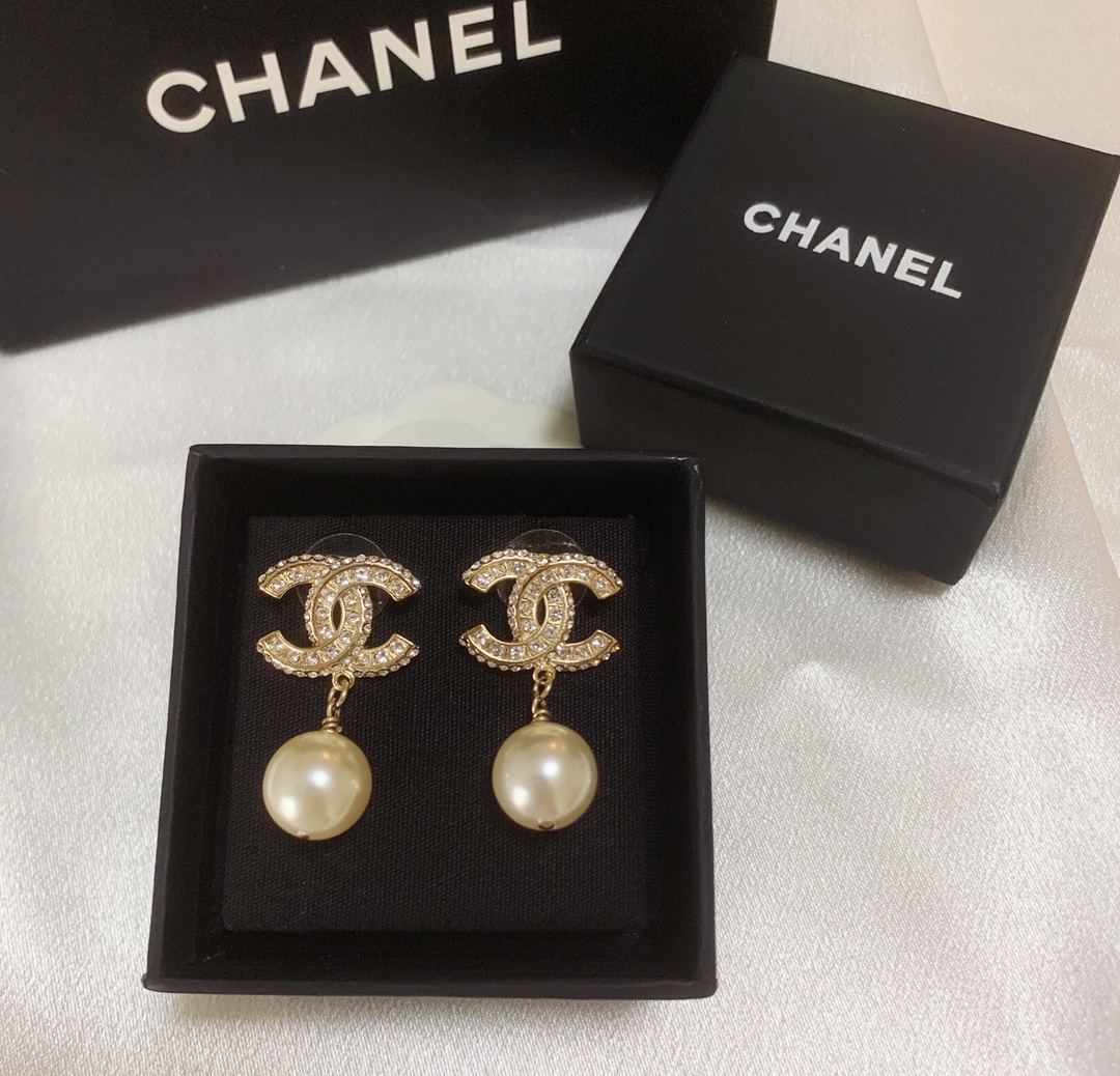 Chanel Earrings Silver
