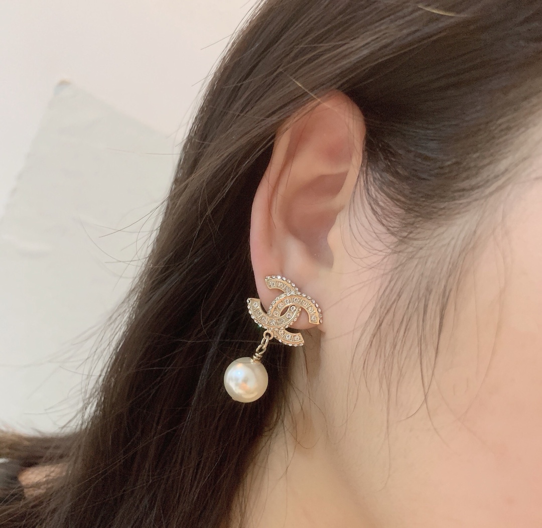 Chanel Earrings Silver