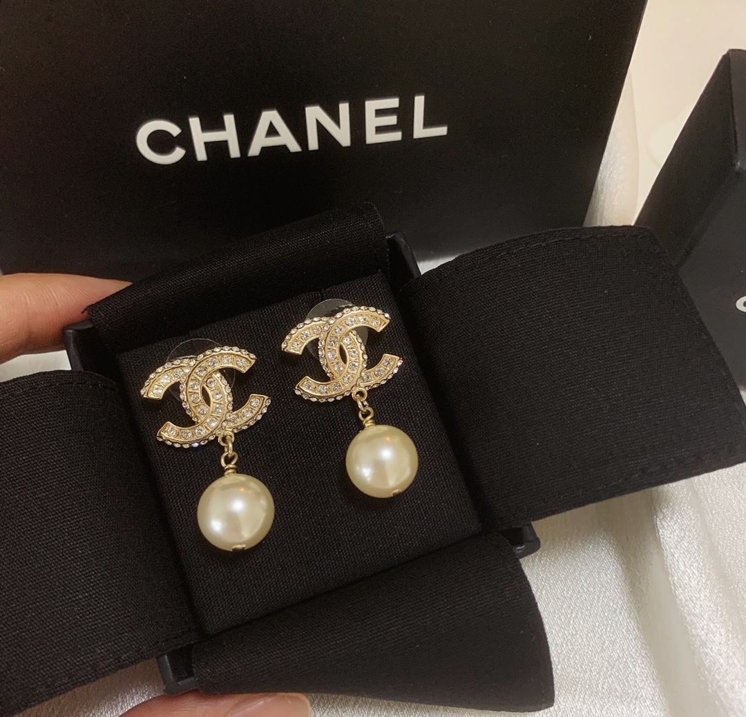 Chanel Earrings Silver