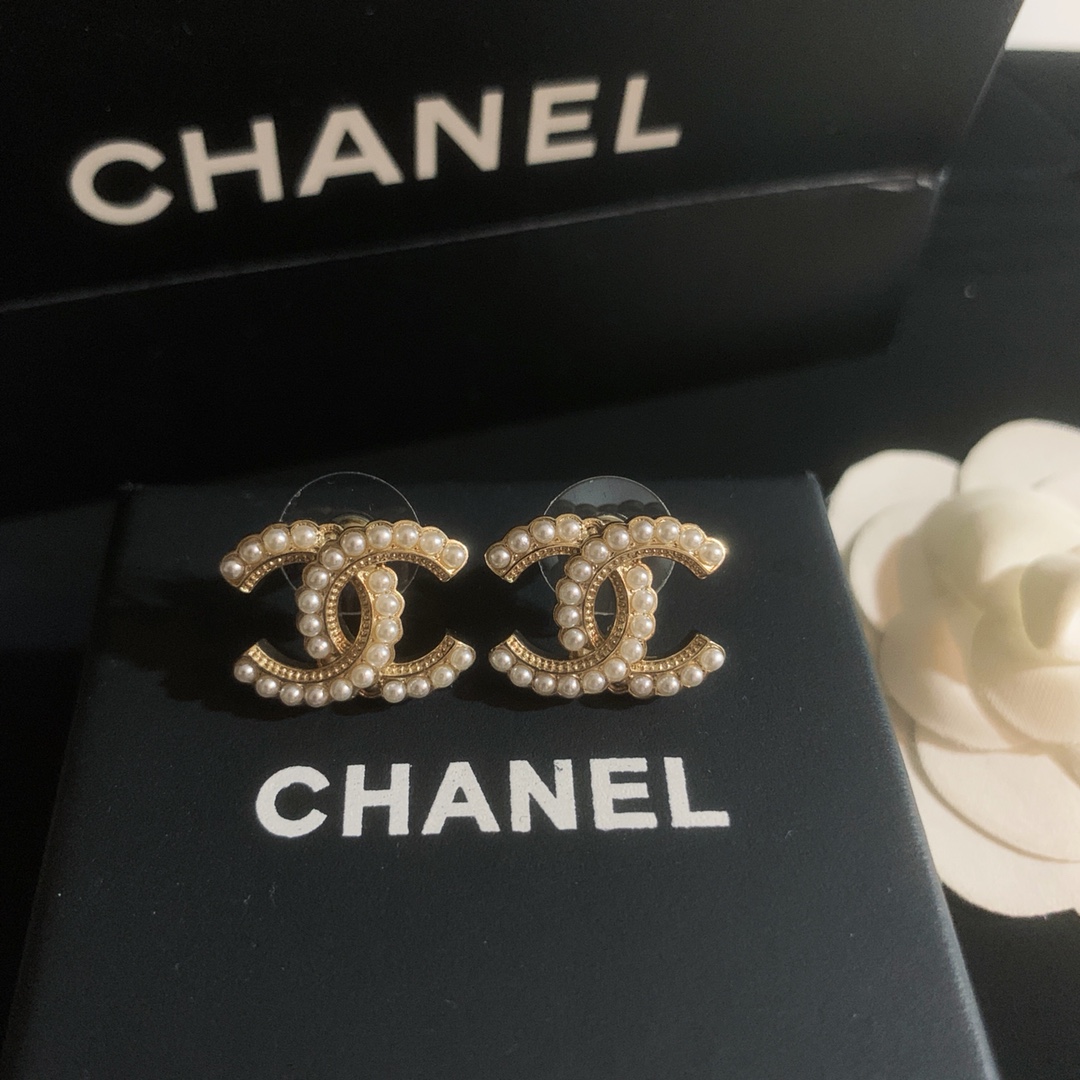 Chanel Earrings Silver