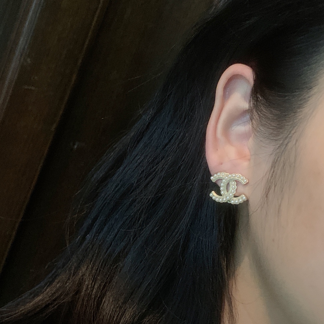 Chanel Earrings Silver