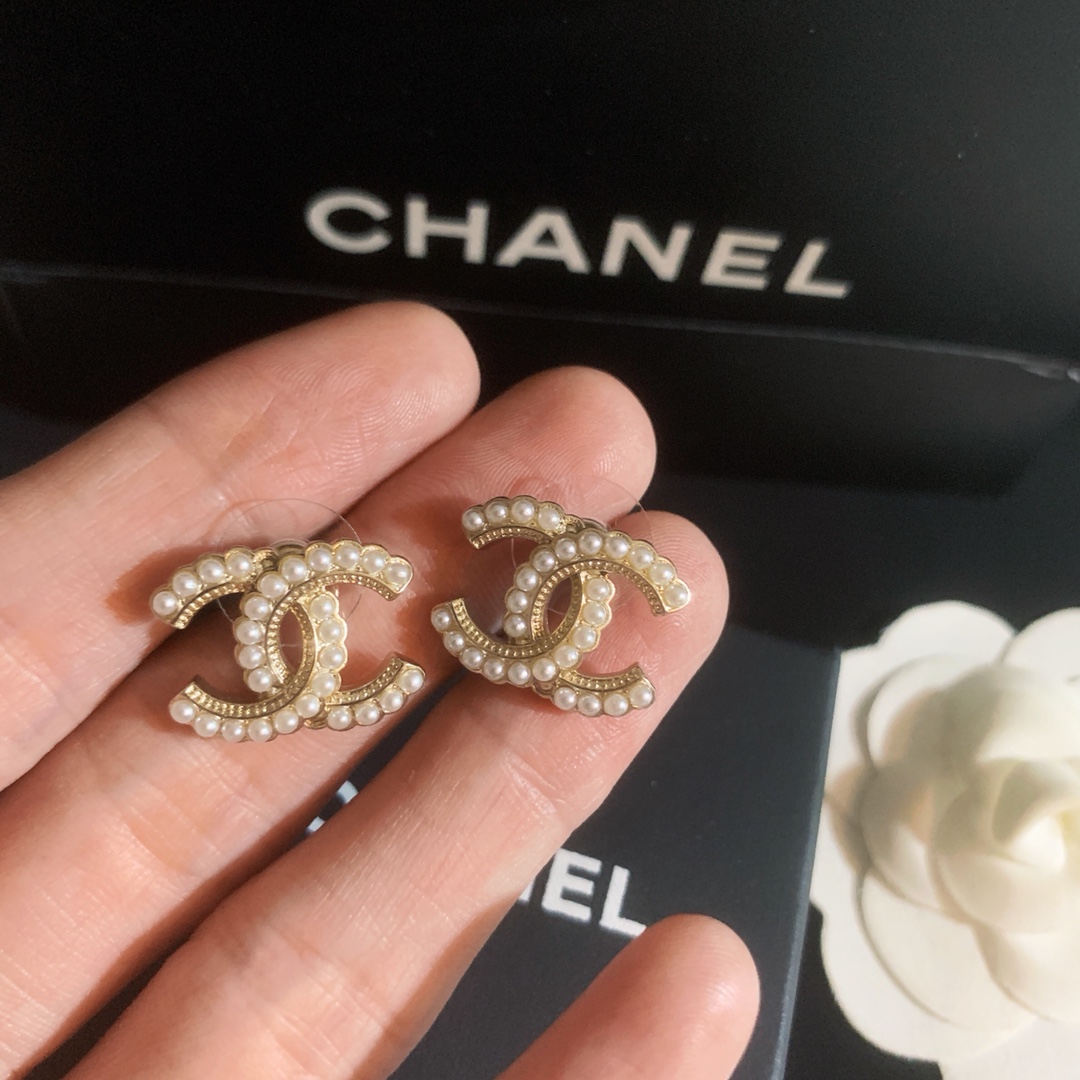 Chanel Earrings Silver