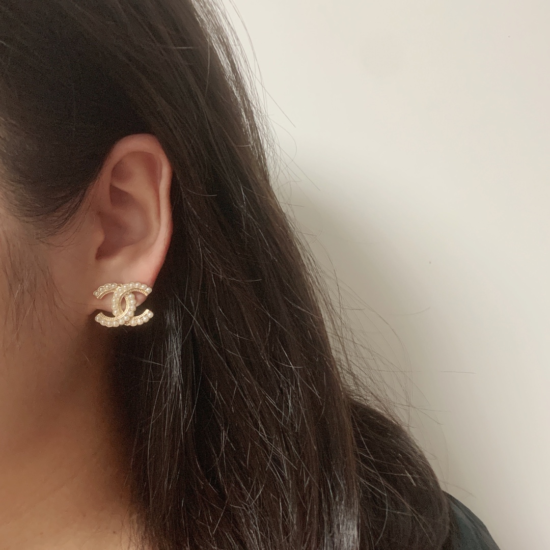 Chanel Earrings Silver