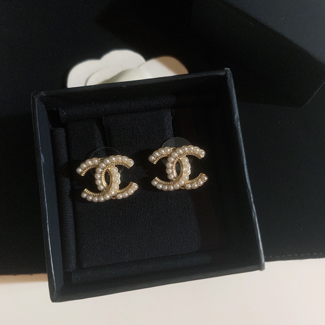 Chanel Earrings Silver