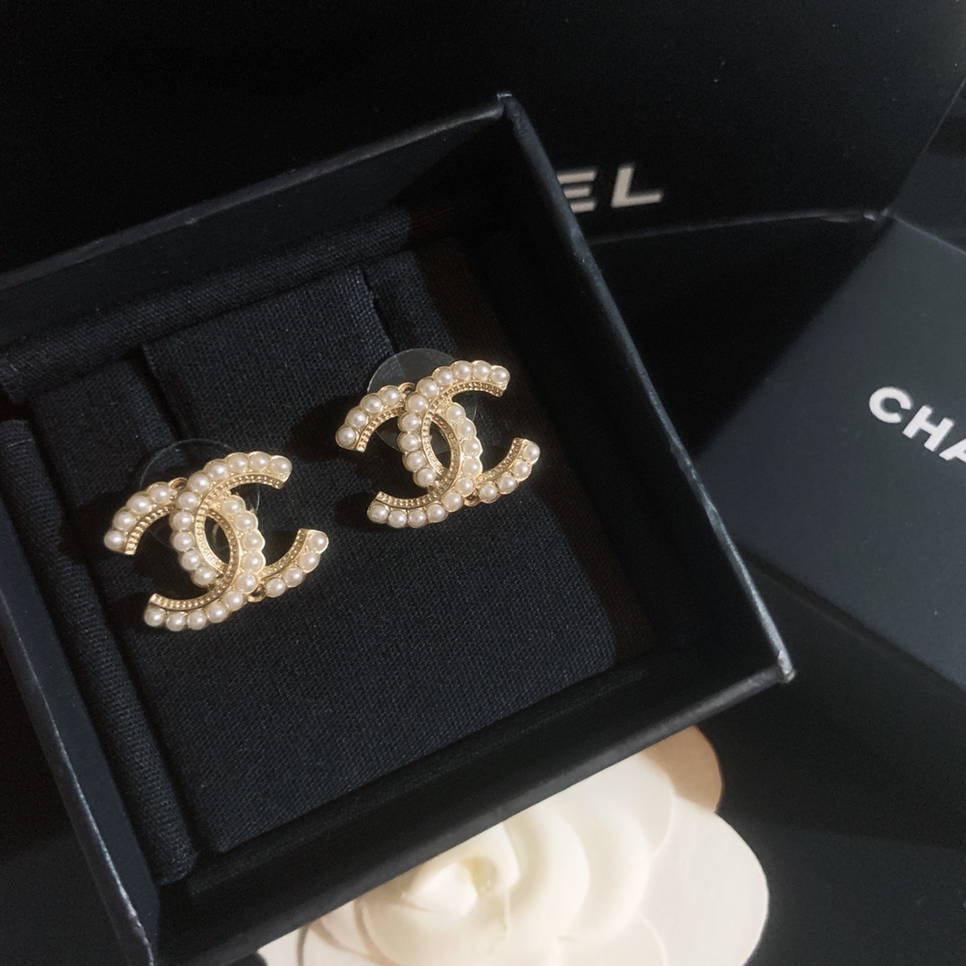 Chanel Earrings Silver