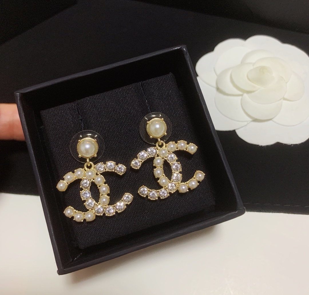 Chanel Earrings Silver