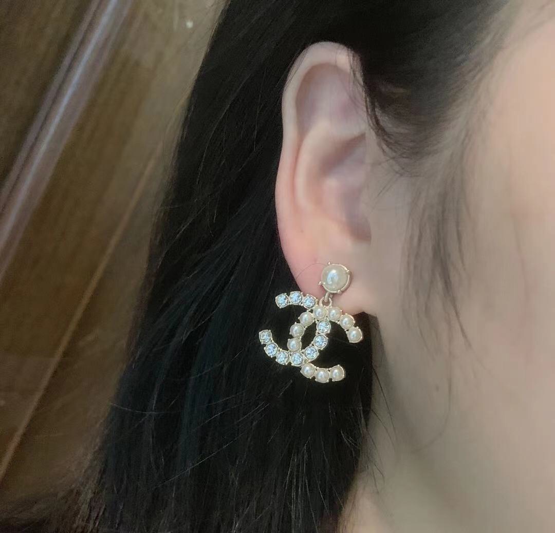 Chanel Earrings Silver